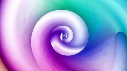 Soft Color-Switching Swirl Effect Visual