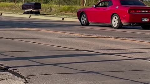 Casket Drives Itself Down Sidewalk