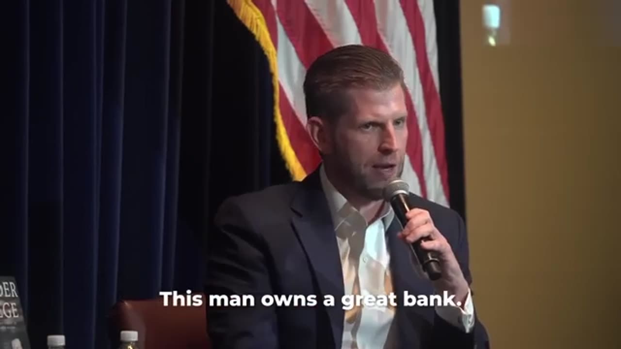 Eric Trump on Debanking