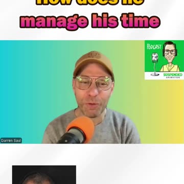 How does he manage his time