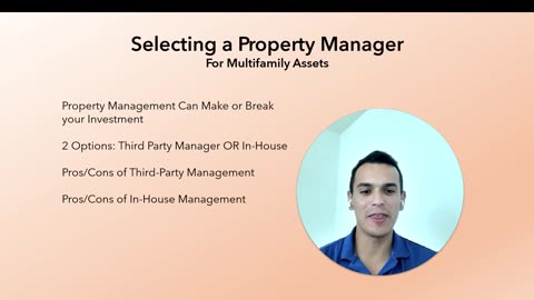 Selecting a Property Manager | Multifamily Investments