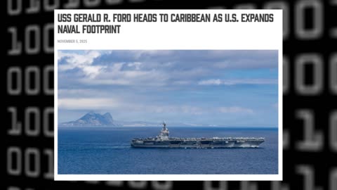 USS Gerald R Ford Heads to Caribbean Against Maduro Regime