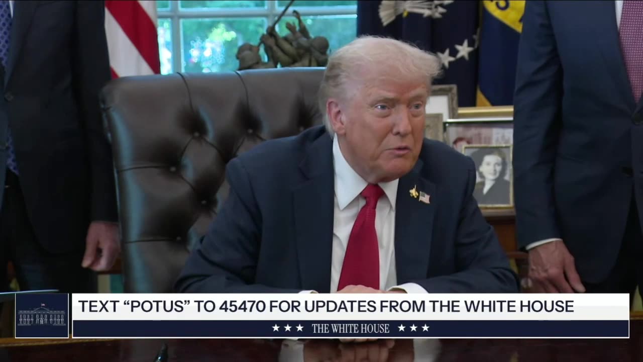 Trump answers questions 100625