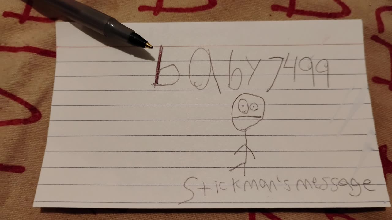 Your's truly, Stickman (Skit)