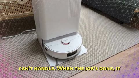 JONR Robot Vacuum P20 Pro Mopping Vacuuming Drying Wipes Automatic Cleaning