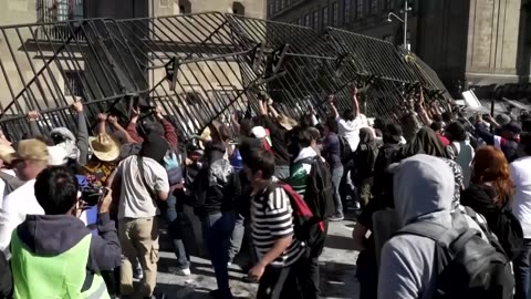 Mexico’s Sheinbaum condemns violence after clashes at protest march