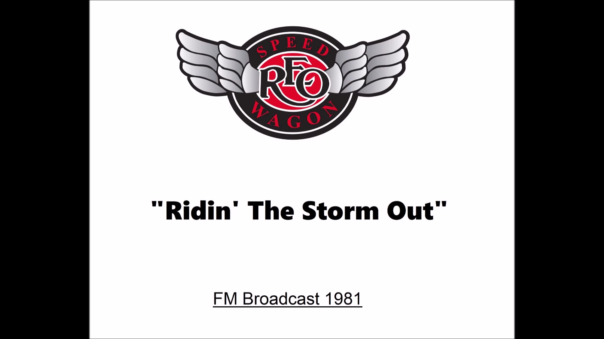 REO Speedwagon - Ridin The Storm Out (Live in Tokyo, Japan September 29, 1981) FM Broadcast