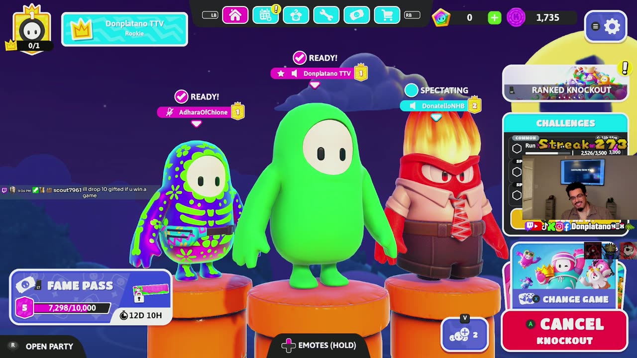 Streak: 273 Gaming with Chat / Demolishing them 😈