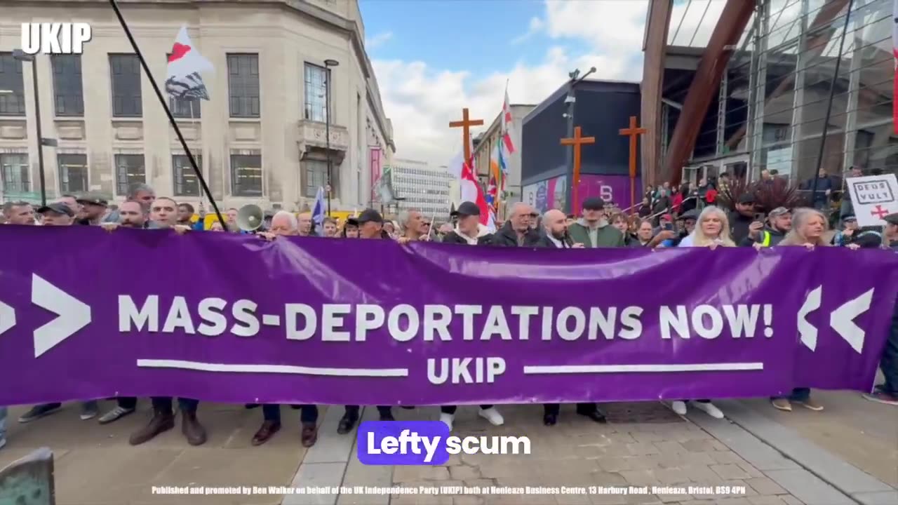 The Marxists tried to block us from marching in Sheffield, but we overcame their thuggery