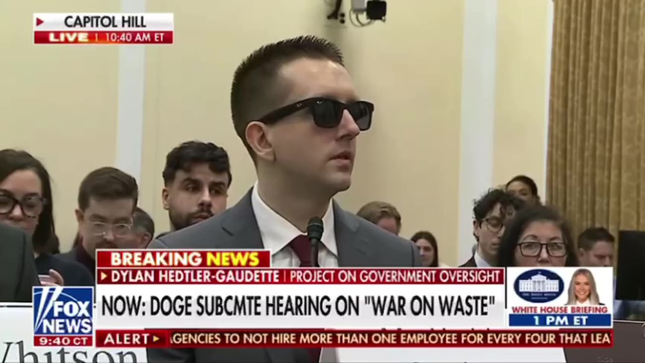 More “War on waste” hearing today