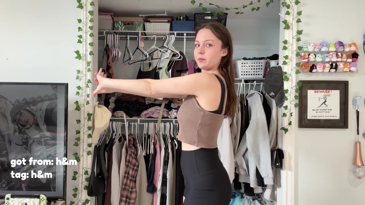 TRYING ON EVERYTHING IN MY CLOSET