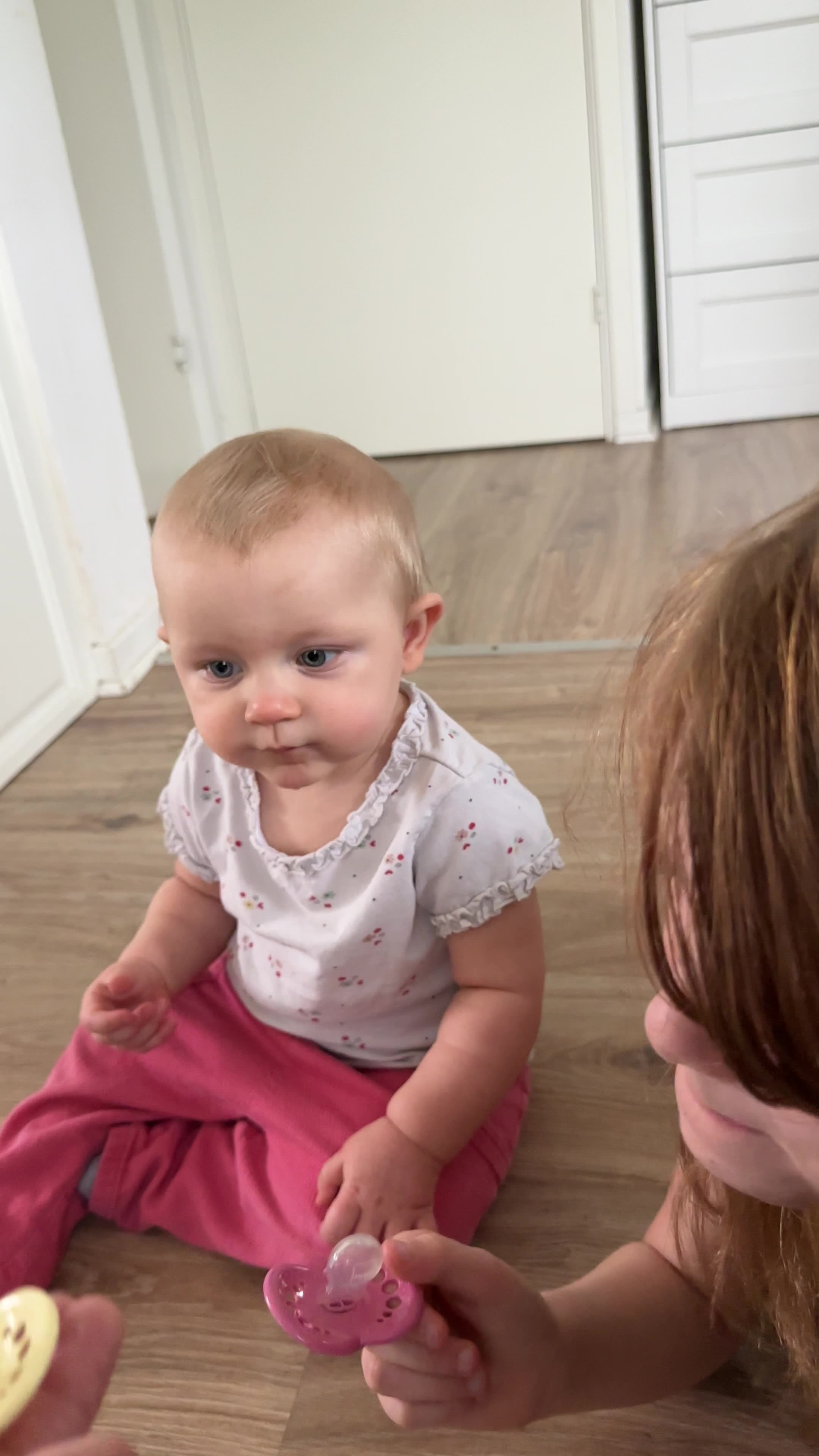 Baby Kayla Chooses Between Pink and Yellow Pacifier | Tiny Decision, Big Cuteness