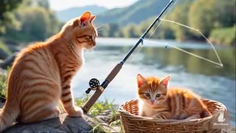 Mama Cat Works Hard Selling Bubble Yogurt to Buy a New Bicycle for Kitten 🐾🚲💖 | Heartwarming Story