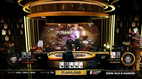 THE WILD 21 MILLION POT HAND