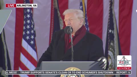 WATCH: President Trump Speaks at Arlington National Cemetery on Veterans Day - 11/11/25