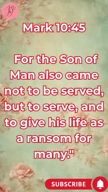 “Jesus Came to Serve” mark 10:45. #shortvideo #youtubeshorts #ytshorts #reels #shorts #youtube #yt