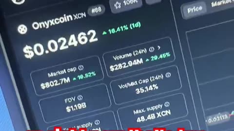 onyxcoin xcn crypto coin price prediction #fyp