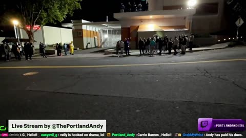 ANTIFA Gathering @ICE in Portland, OR, October 03, 2025