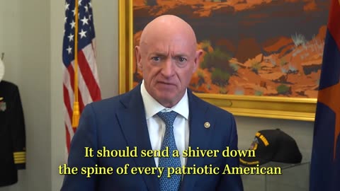 Senator Mark Kelly responds to the Pentagon's investigation against him.