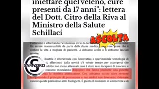 Citro Della Riva scrive a Schillaci: critiche sulla gestione Covid e vaccini