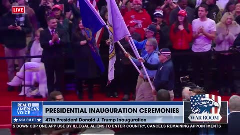 The Presidential Inaugural Parade paying homage to Corey Comperatore