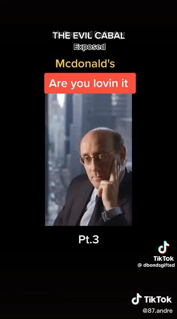 ❗The Evil Cabal Exposed McDonalds