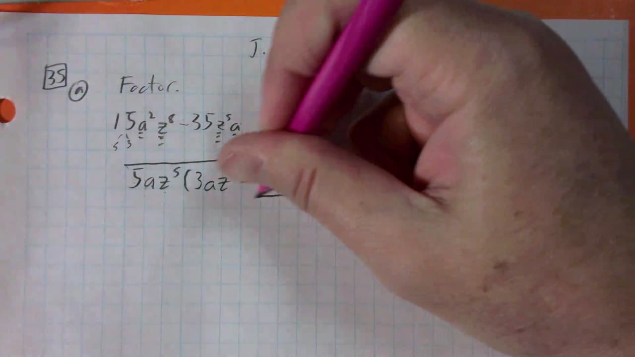 Saxon Algebra 1 Lesson 35 (a)