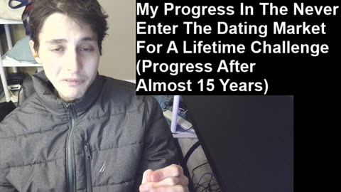 Outtake #250 Of My 15 Year Progress In The Never Enter The Dating Market For A Lifetime Challenge