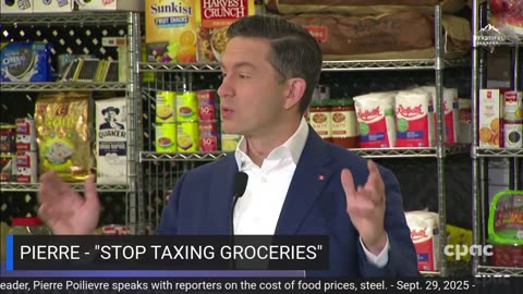 Conservative Leader Pierre Poilievre on food costs, support for steel sector – September 29, 2025