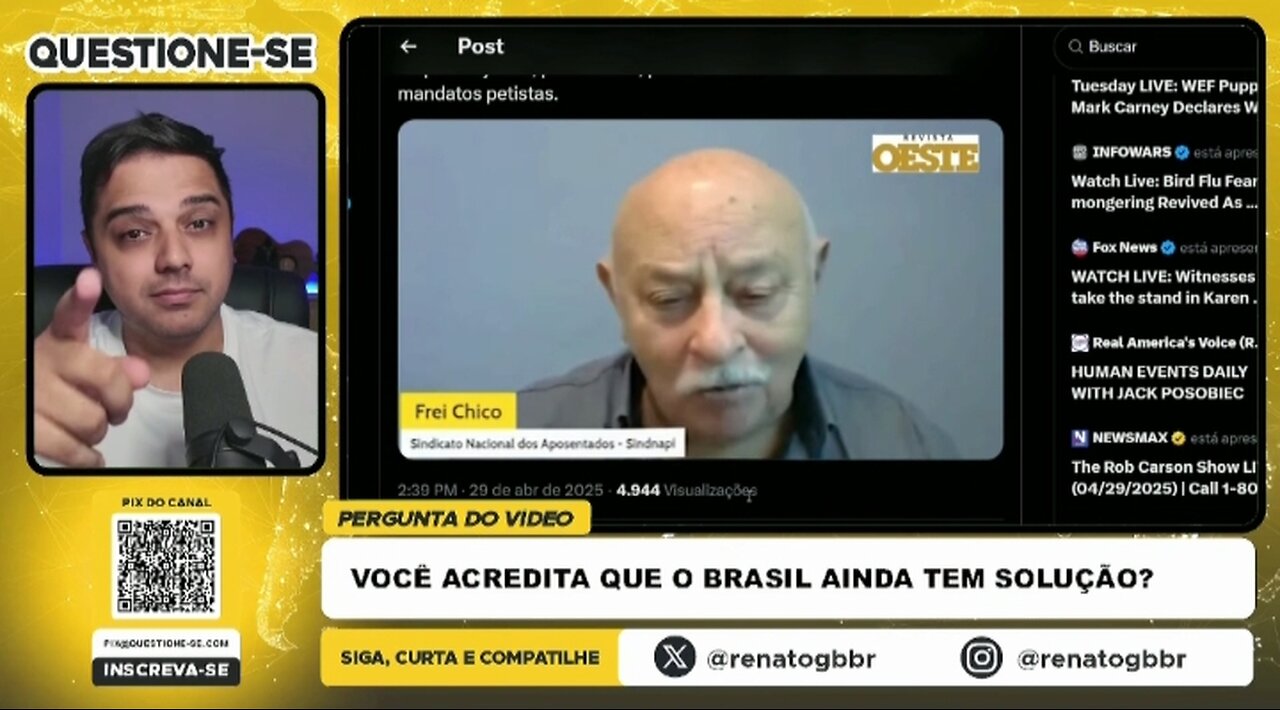 IRMÃO de LULA deu com a LÍNGUA NOS DENTES e ENTREGOU o QUE FIZERAM 2025-04-29