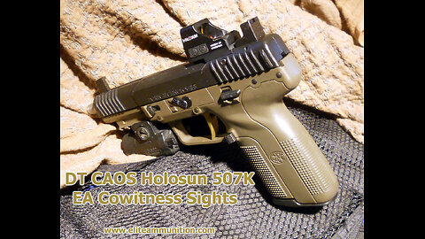 Elite Ammunition Un Box of the Dorin Technologies CAOS Five Seven Red Dot Mount System