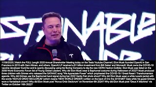 Elon Musk | "Actually Long Term the AI (Artificial Intelligence) Is Going to Be In Charge to Be Totally Frank, Not Humans. ..We Just Need to Make Sure That the AI (Artificial Intelligence) Is Friendly." + "Perhaps Still a Role for Humans.&q