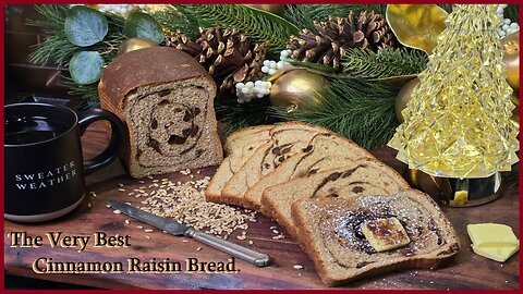 Raisin the Bar: The softest, tastiest, 100% Whole Wheat Cinnamon Swirl Raisin Bread You've Ever Had!