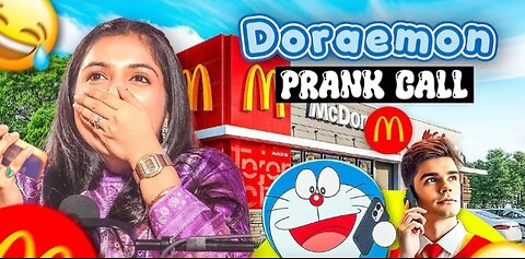 PRANK CALL || Doraemon Calling Mc Donalds📞