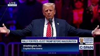 Trump Inaugural Rally (Begin 18:00; Trump 2:00:00)