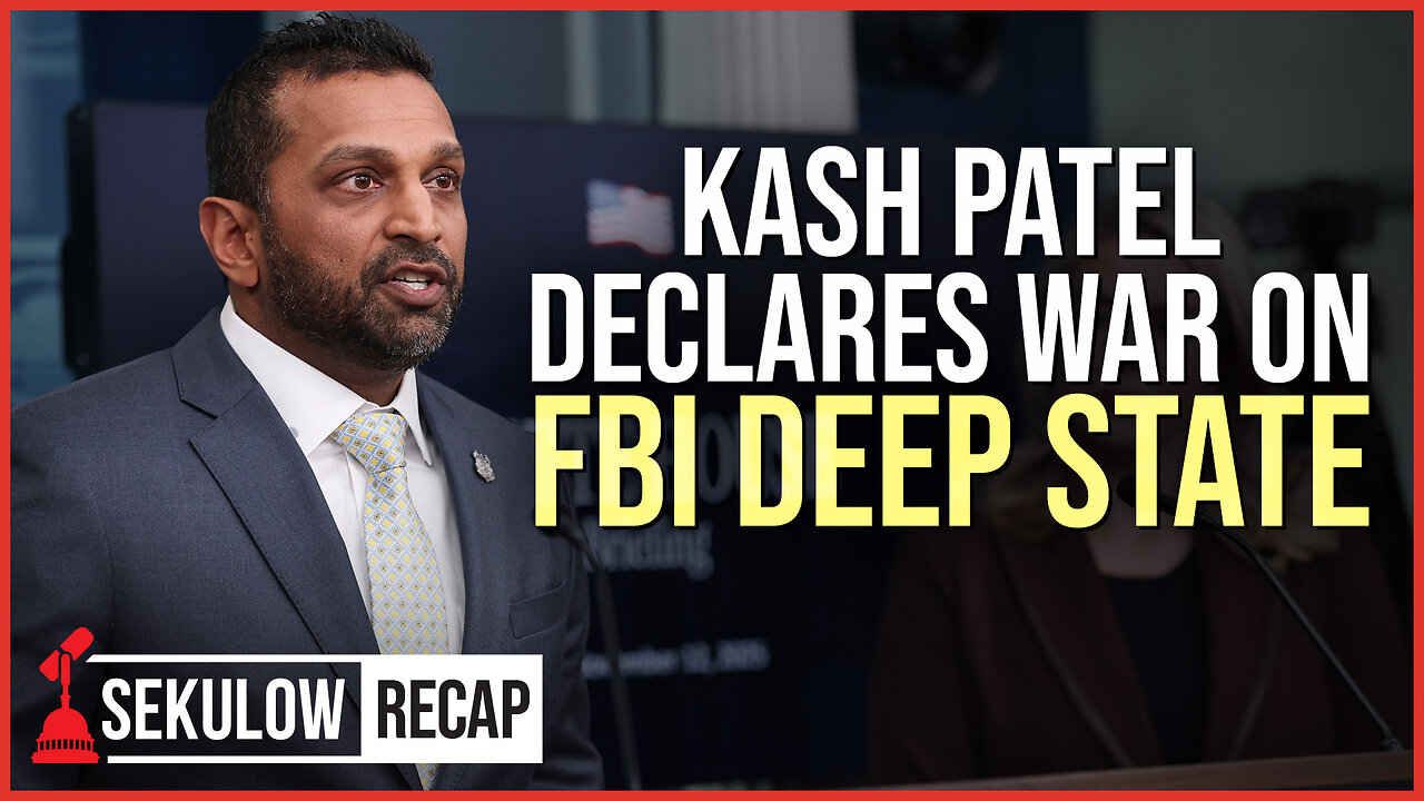 Kash Patel Declares War on FBI Deep State