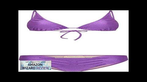 ADRIANA DEGREAS Hands Triangle BikiniThis triangle bikini can be worn with a matching skirt Review