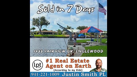 SOLD IN 7 DAYS 🏡 📍 1933 Fairview Dr Englewood FL