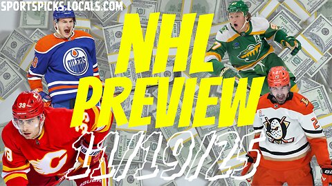 NHL Betting Preview - 11/19/25