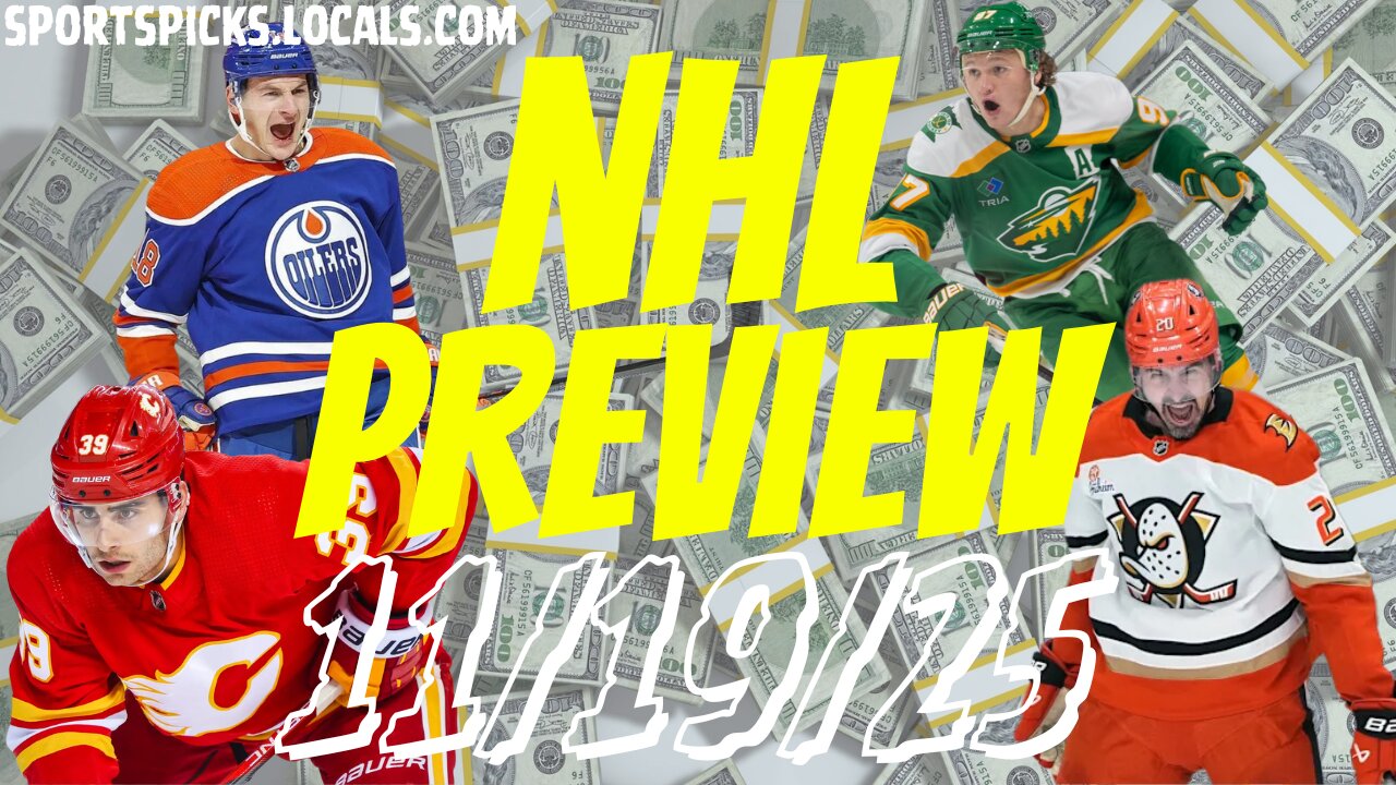 NHL Betting Preview - 11/19/25