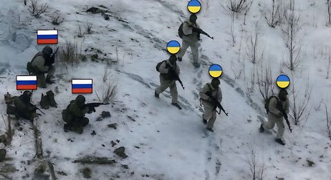 No Escape: Russian Forces Ambush Ukrainian Convoy on the Road!