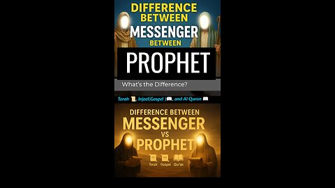 messenger vs prophet #Difference