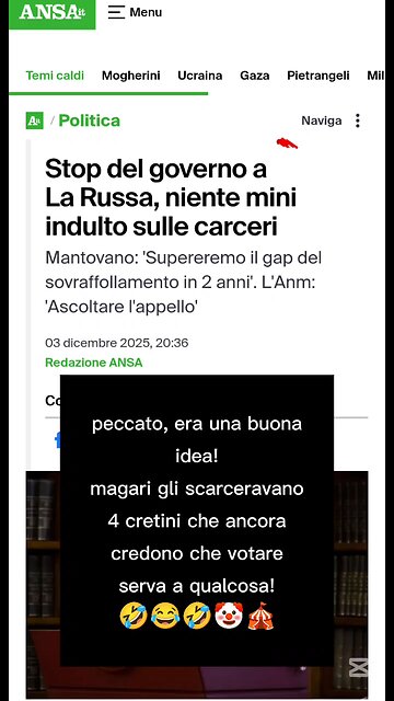 la notizia del giorno
