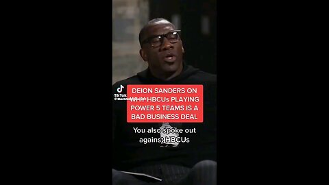 Coach Prime(Deion Sanders) despises NCAA football hurting HBCU teams