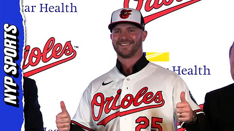Pete Alonso on signing with the Orioles: "every single box this place checks"