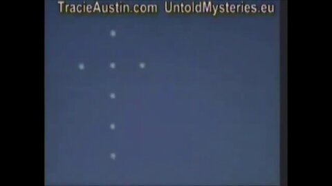 UFO's & UAP's forming crosses in the sky...