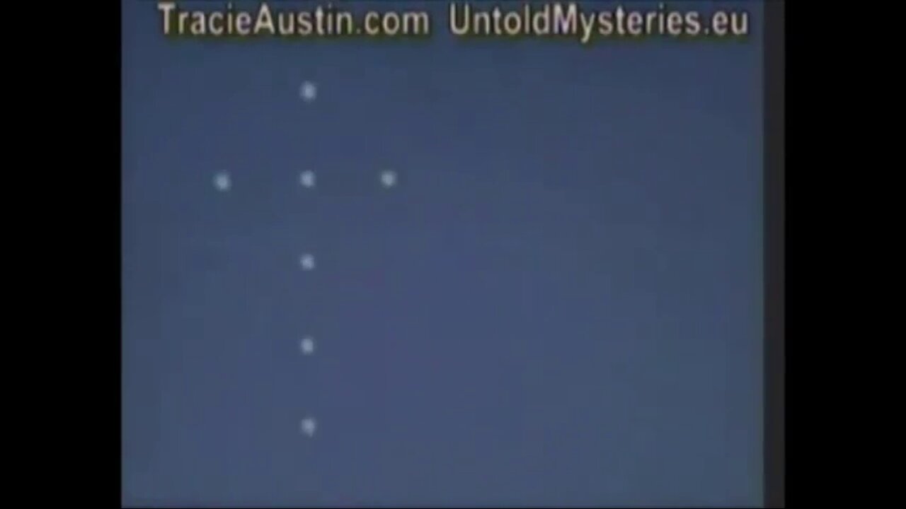 UFO's & UAP's forming crosses in the sky...