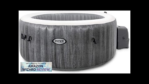 Intex Greywood Deluxe 4 Person Outdoor Portable Inflatable Hot Tub Spa Review