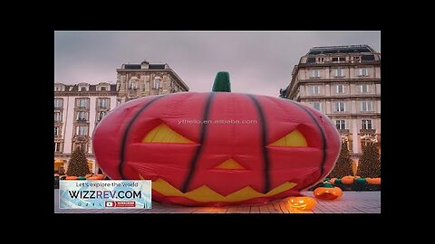 Halloween Decorations Prop Lighted inflatable pumpkins model giant Review