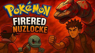 Pokemon Fire Red Nuzlocke! | The First Gym | Night Time Nuzzies